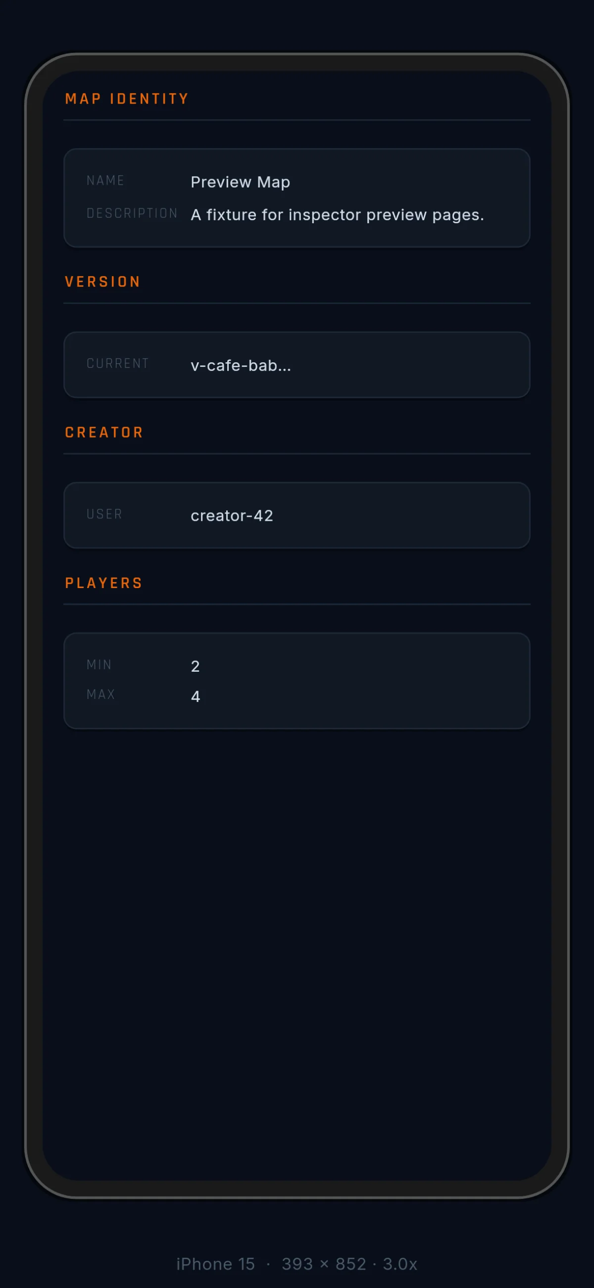 The map viewer Overview tab on desktop