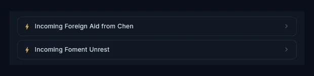 The timed-effects reminder above an active deploy panel