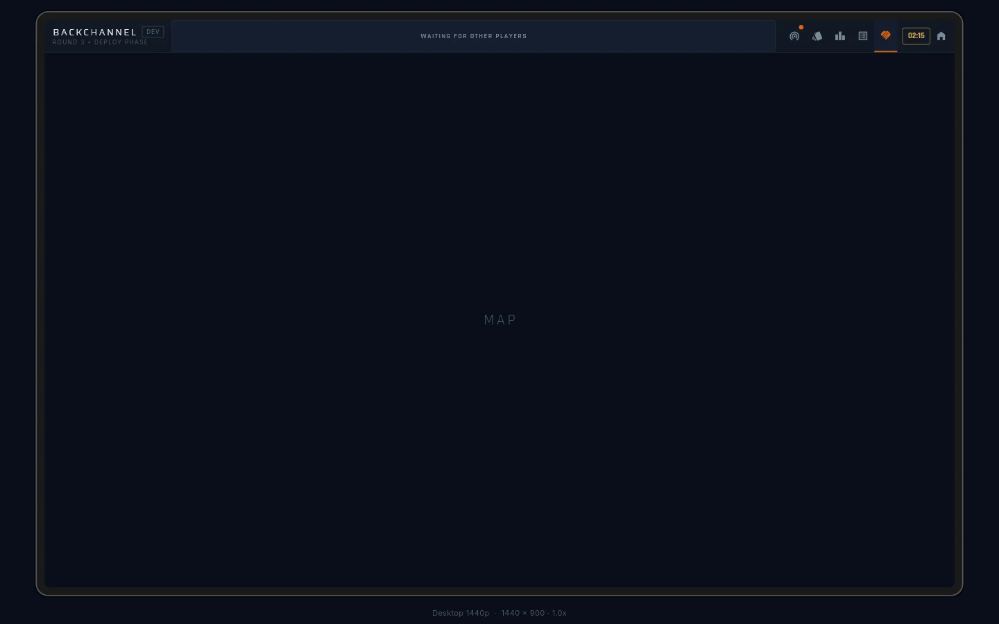 In-game HUD bar with the bug report button